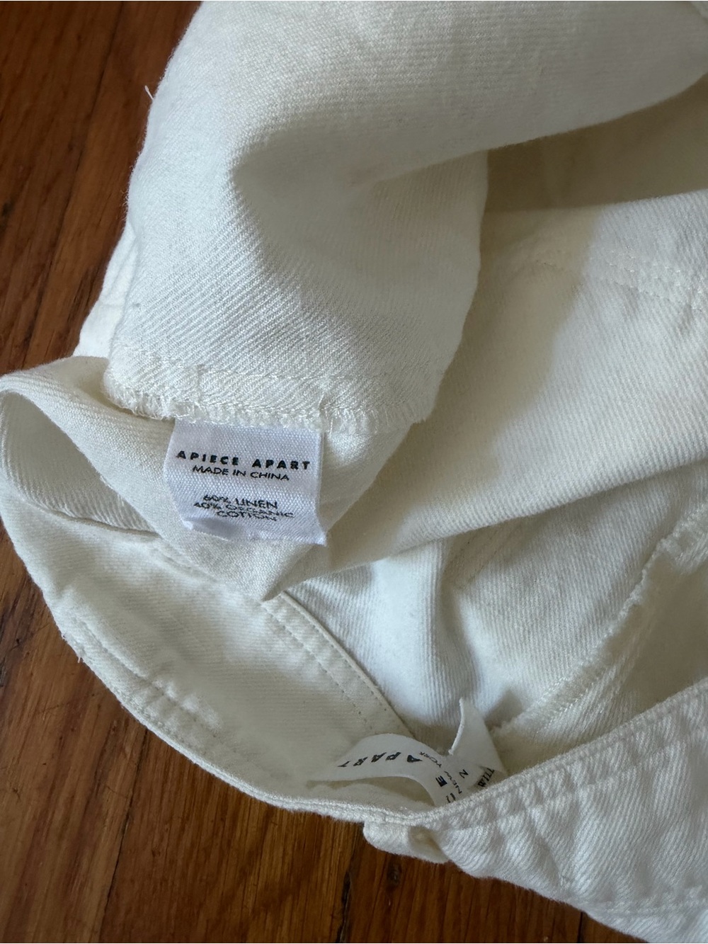 Apiece Apart cotton/linen shorts - Picture 4 of 4